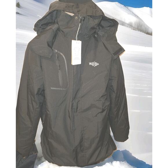 NWT Wantdo Men's Waterproof 3-in-1 Ski Jacket Warm Winter Snow Coat  Large - Picture 1 of 10